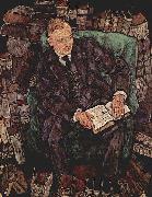 Egon Schiele Portrait of Hugo Koller oil on canvas